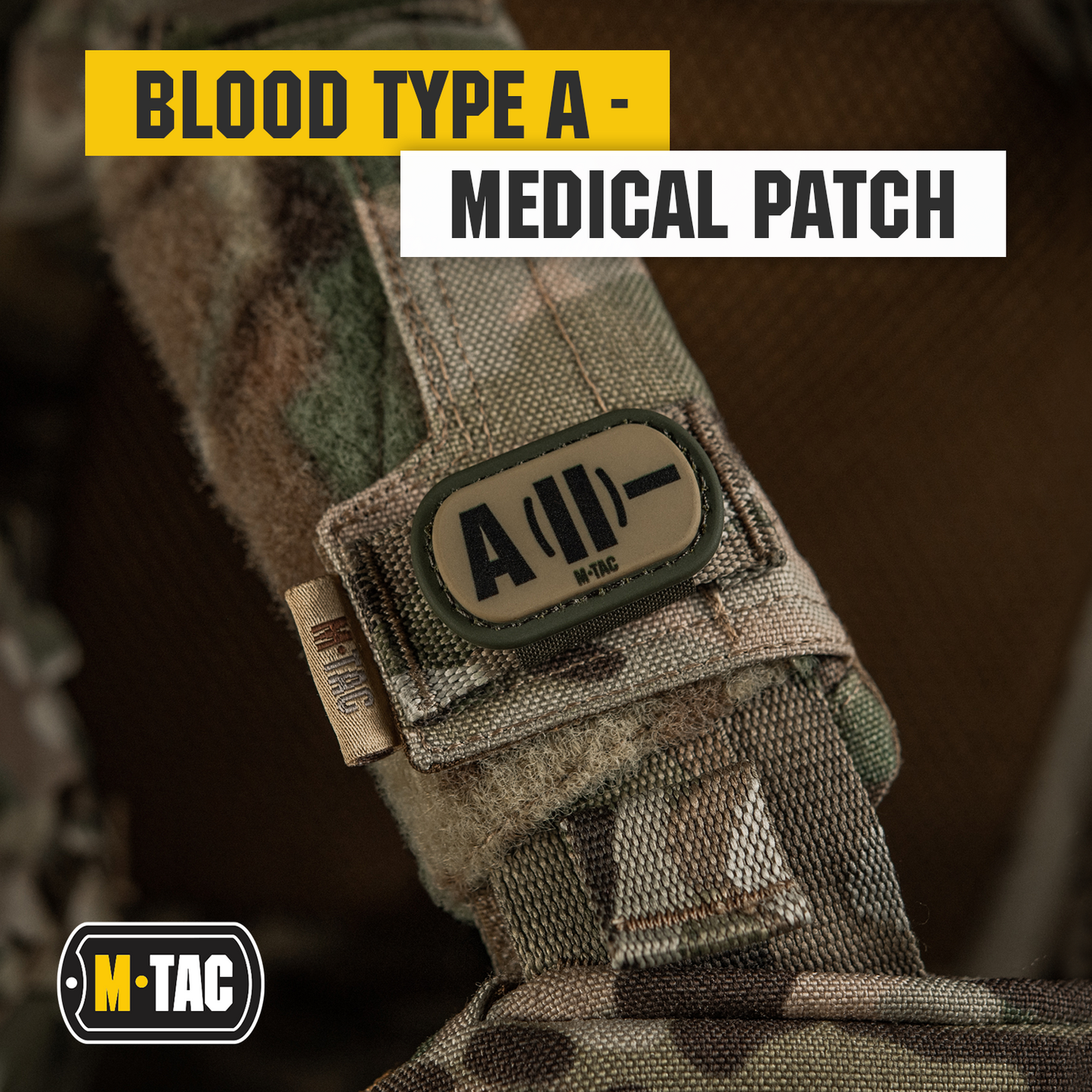 M-Tac Molle Medical Patch Blood Group