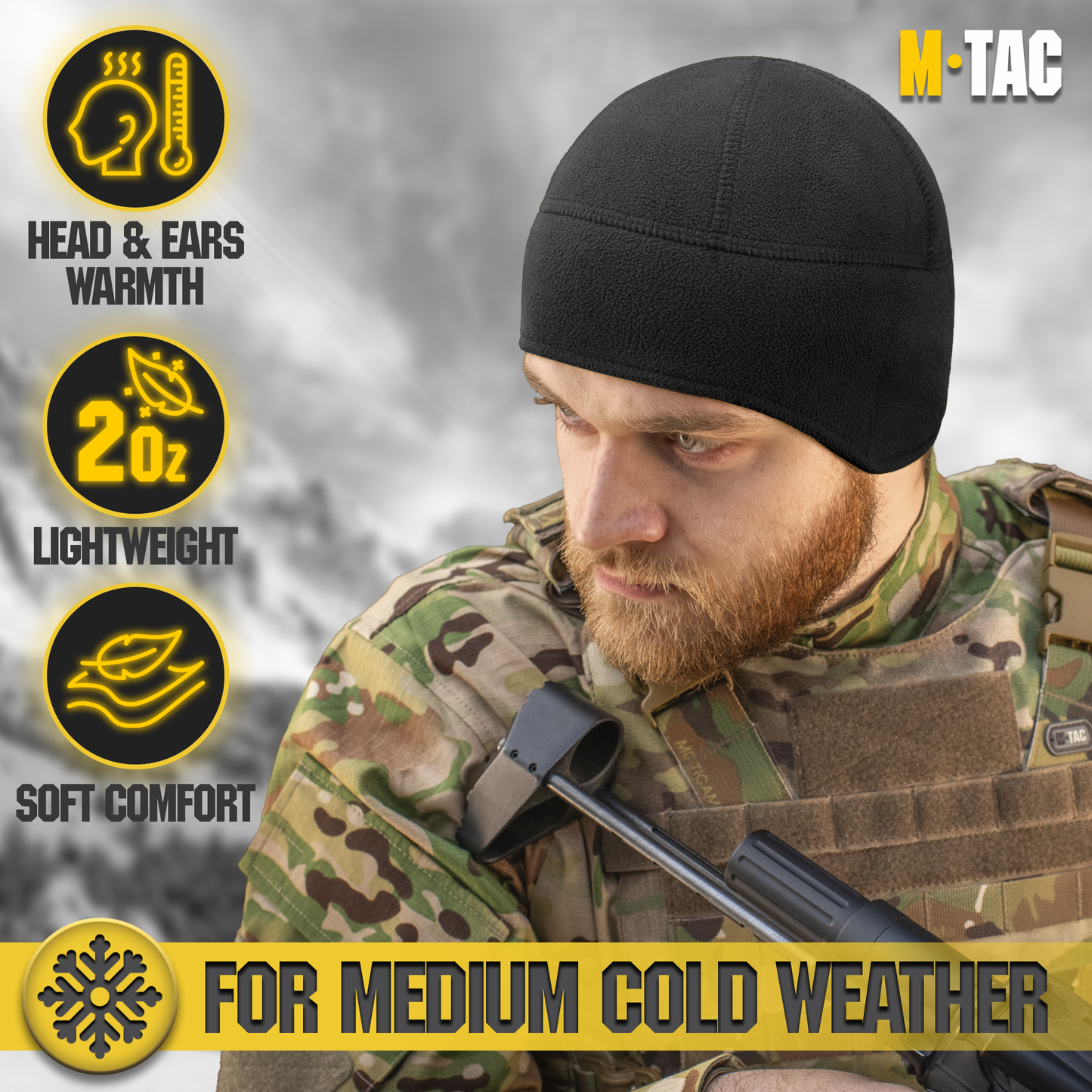 M-Tac Tactical Earflaps Beanie