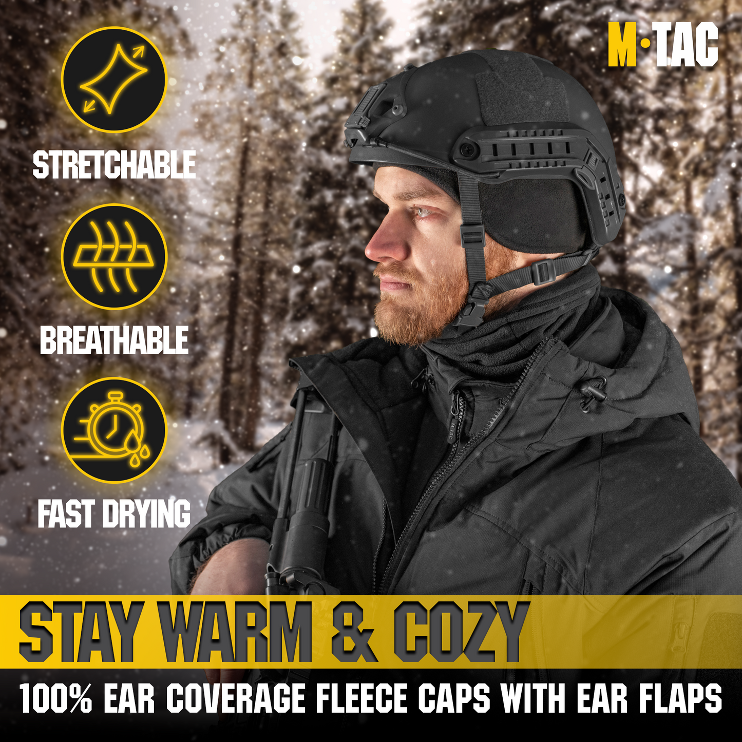 M-Tac Tactical Earflaps Beanie