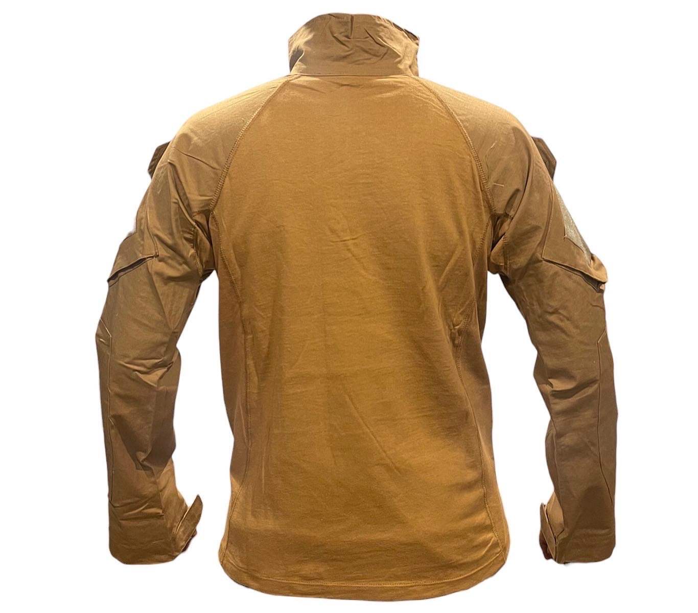 20 pcs SOF Tactical Combat Shirts in tan color with odor-controlling knit and ripstop fabric.