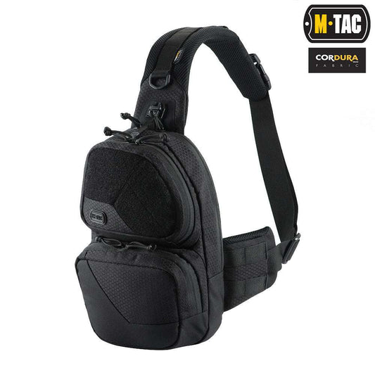 M-Tac Buckler Sling Bag Elite Hex with multiple compartments and MOLLE system, made from Hex-Сordura material.