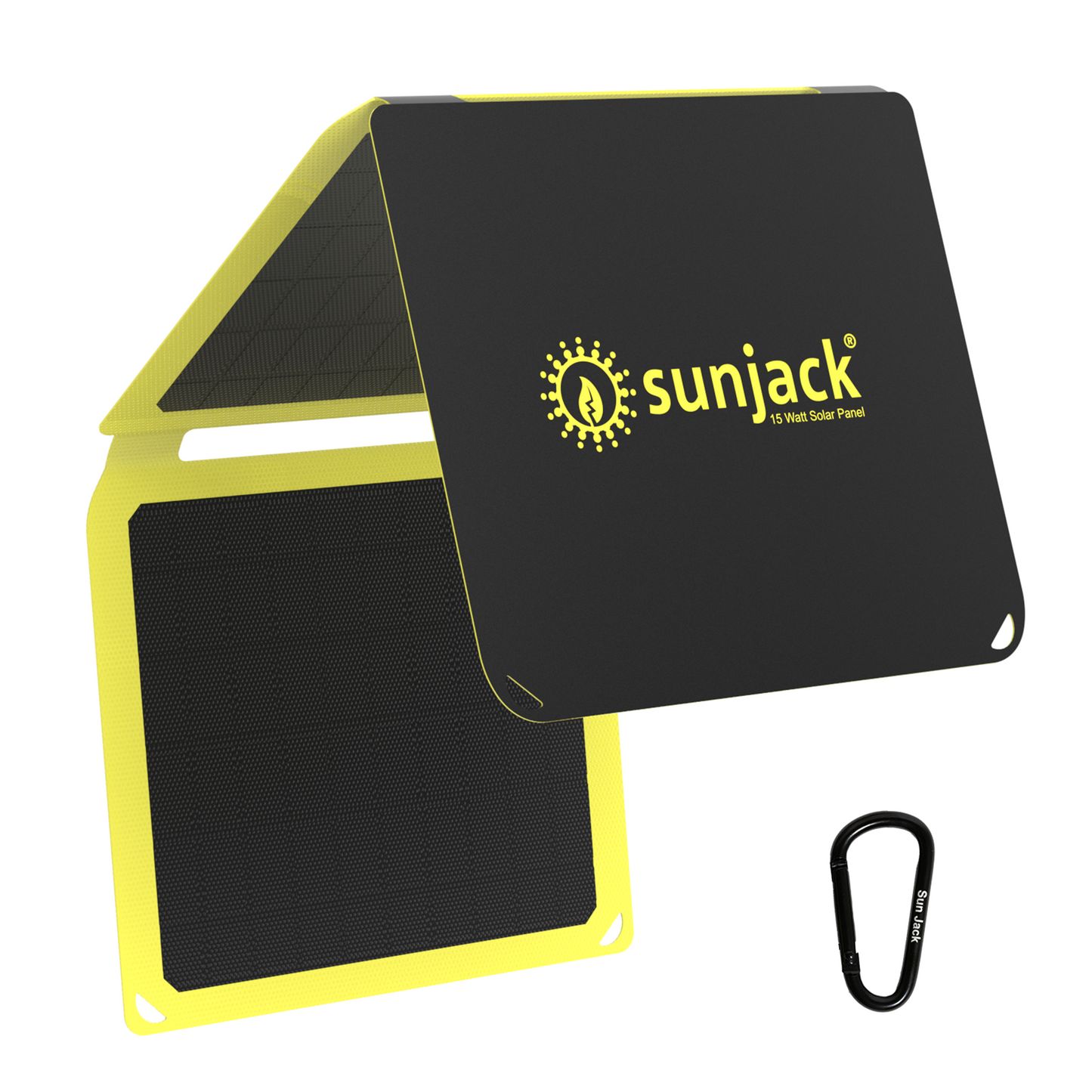 SunJack 15 Watt ETFE Foldable Portable Solar Panel Charger