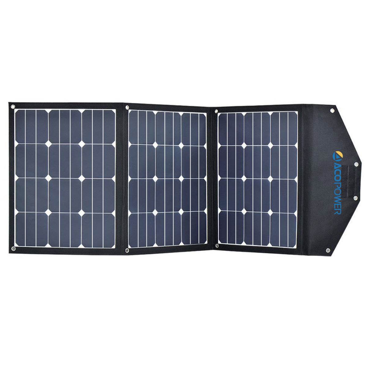 LiONCooler Combo X50A Portable Solar Fridge/Freezer with 90W Foldable Solar Panel.