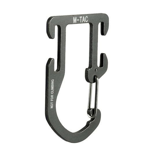 M-Tac Aluminum Carabiner for Backpack Molle, durable, non-corrosive, compact attachment for Molle gear.