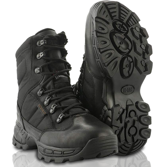 M-Tac Winter Tactical Boots Thinsulate, durable sole, quick lacing, snow and mud performance.