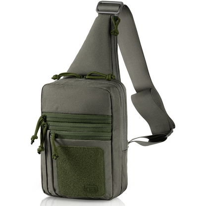 M-Tac Tactical Bag Shoulder Chest Pack with Sling and Loop Panel