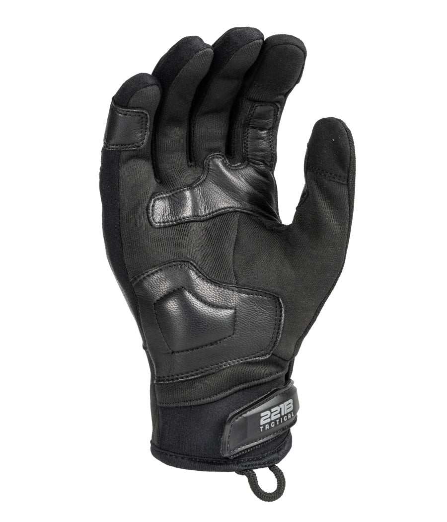 Heavy-duty Warrior Gloves with Level 5 cut and impact protection, reinforced leather, and touch screen tips.