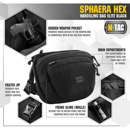 M-Tac Sphaera Hex Hardsling Bag Black