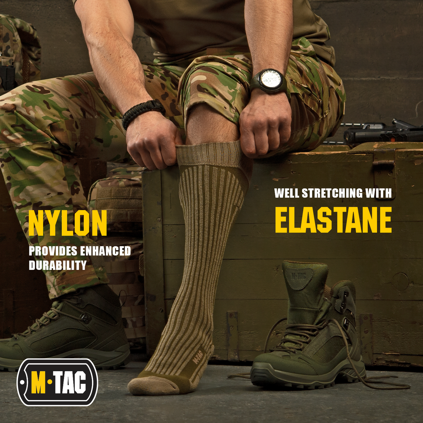 M-Tac Military Mid Calf Socks (Set of 2)