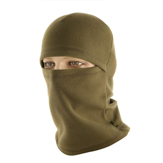 M-Tac Balaclava Elite Fleece in olive color, 100% polyester, versatile styling options.