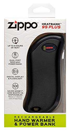 Zippo HeatBank 9s Plus Rechargeable Hand Warmer