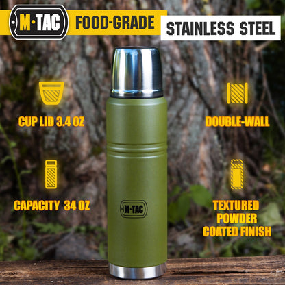 M-Tac Stainless 34 Oz Thermos