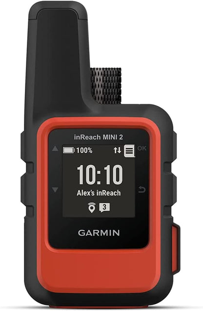 Garmin 010-02602-00 inReach Mini 2 Portable Satellite Communicator/GPS Navigator, Flame Red