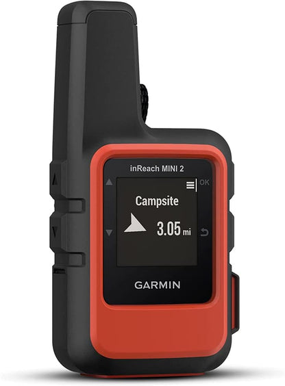 Garmin 010-02602-00 inReach Mini 2 Portable Satellite Communicator/GPS Navigator, Flame Red