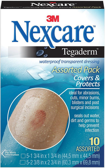 TEGADERM WATERPROOF CLEAR DRESSING