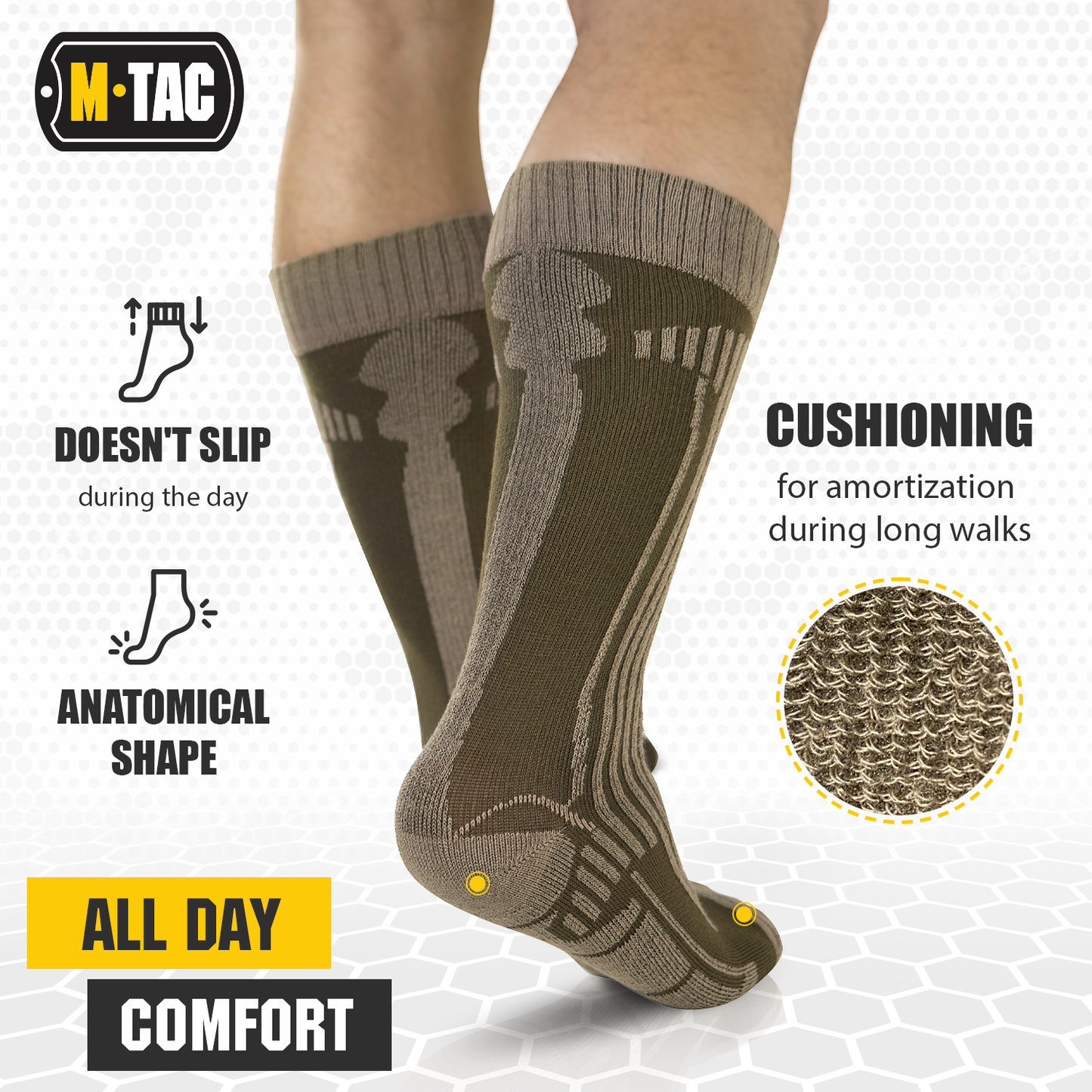 M-Tac Military Mid Calf Socks (Set of 2)