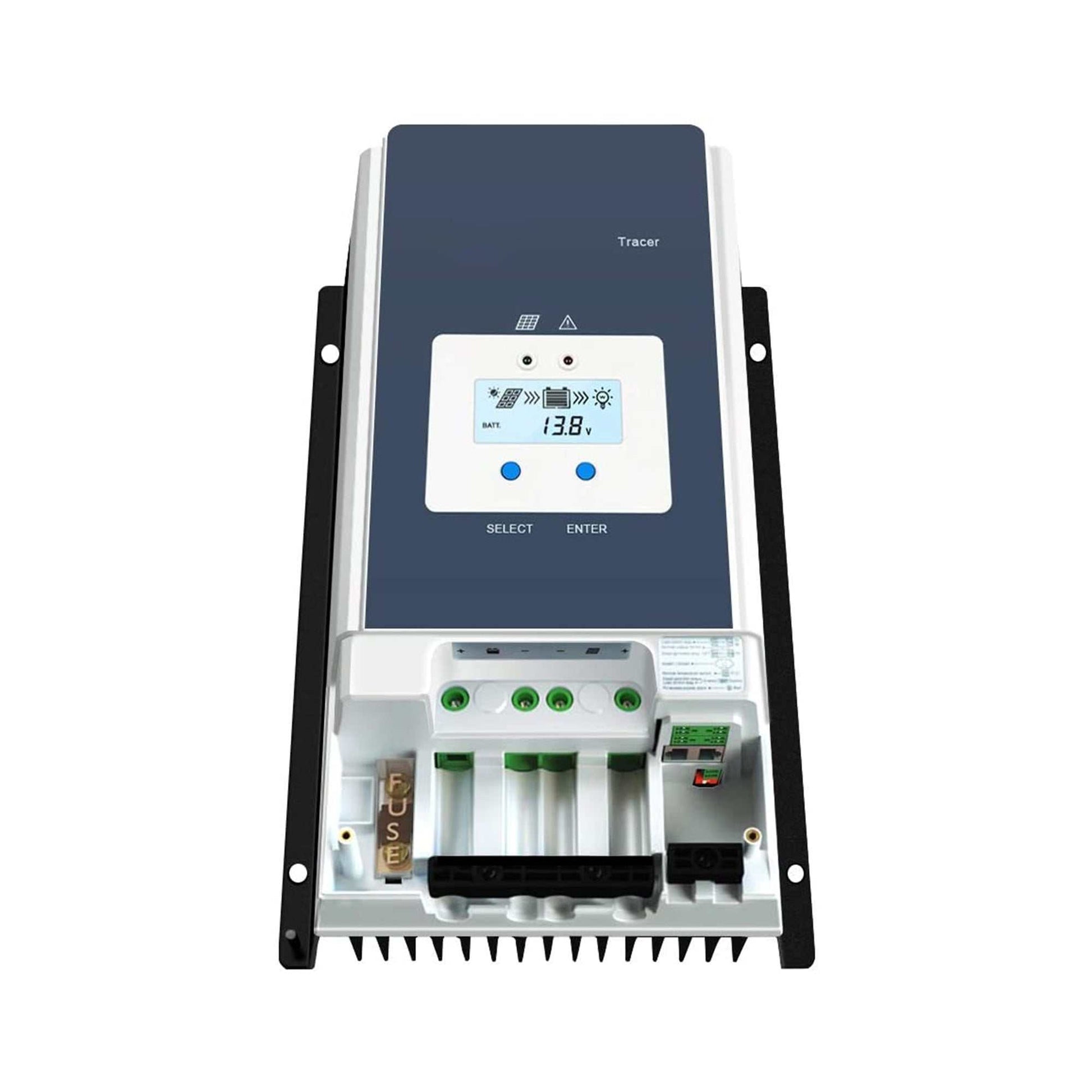 ACOPOWER Flexible RV Solar System charge controller with LCD display.