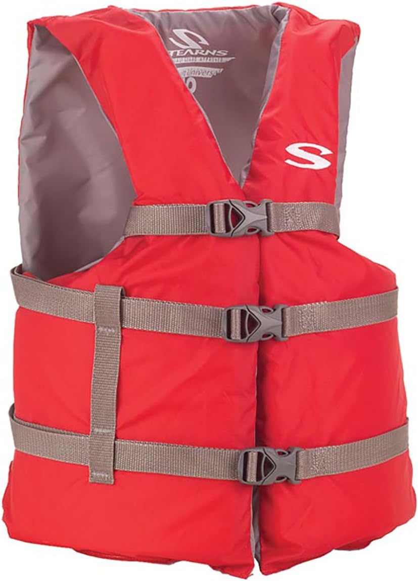 ADULT UNIVERSAL BOATING PFD RED
