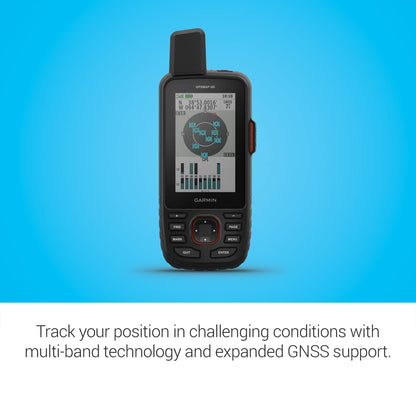 Garmin GPSMAP 67 Rugged GPS Handheld, Multi-Band GNSS, Topo Mapping, Satellite Imagery, Color Display