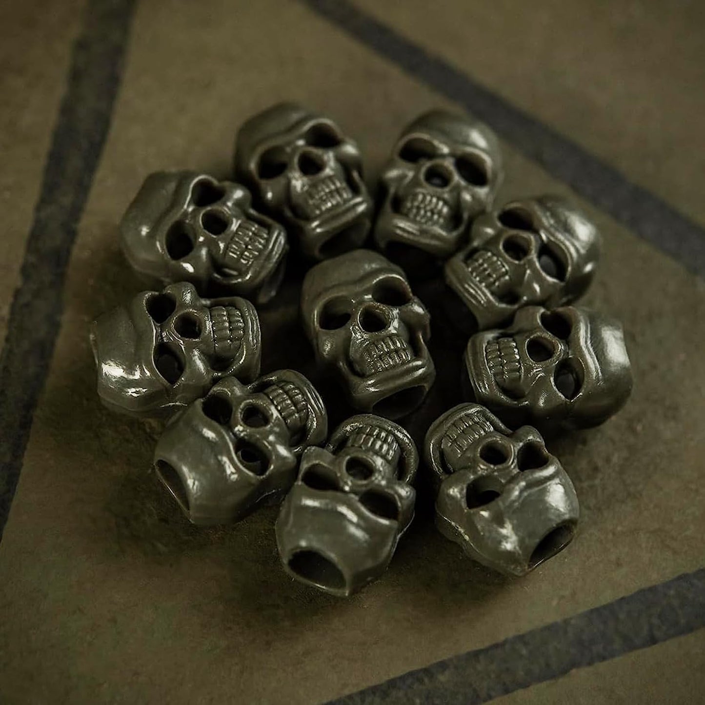 M-Tac Skull Stopper Beads - (Set of 10)