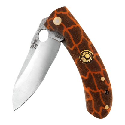 Kam Knife - T10 - N690 Steel - Orange G Micarta Handle - Pocket Knife