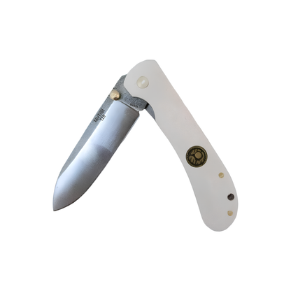 Kam Knife - T20 - N690 Steel - White Handle - Pocket Knife