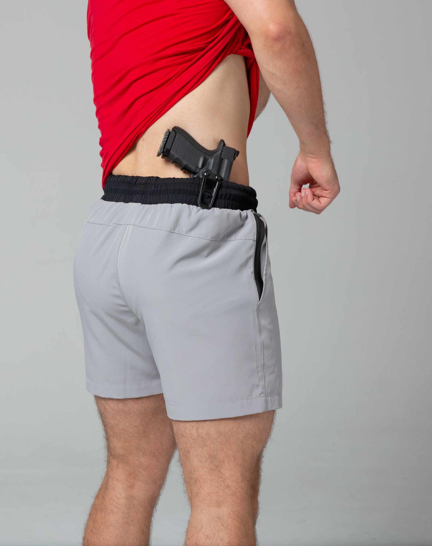 Carrier Training Shorts - Ingot Grey 5"