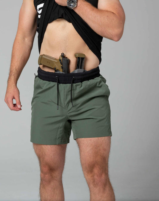 Carrier Training Shorts - Ranger Green 5"