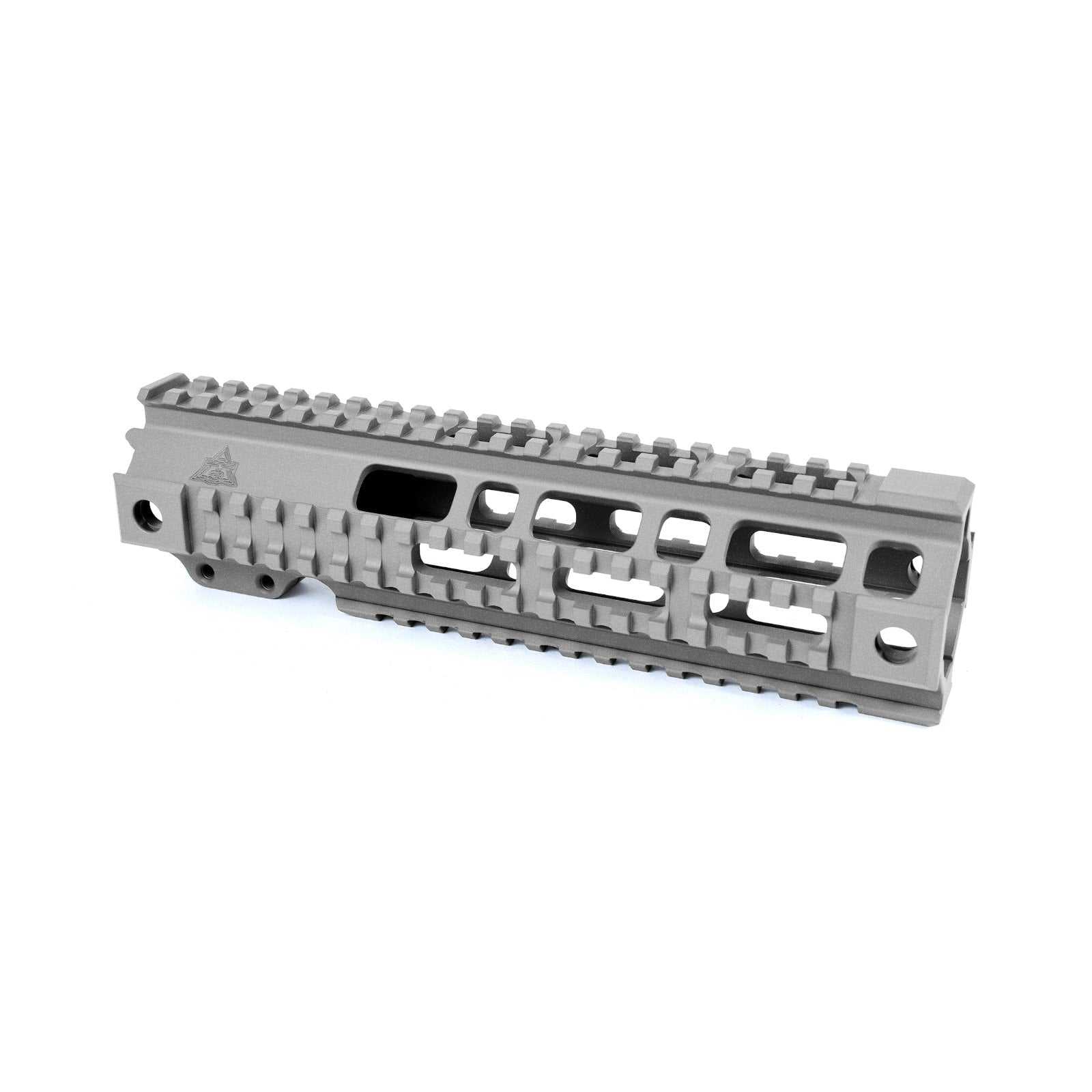 Pro Quad Rails AR15 free float handguard with Picatinny top rail, lightweight design, and high-strength aluminum construction.