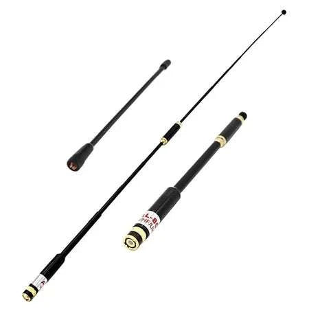 AL-800 Expanding BNC Antenna - High-Gain Dual-Band Telescoping Antenna for long-range communication.