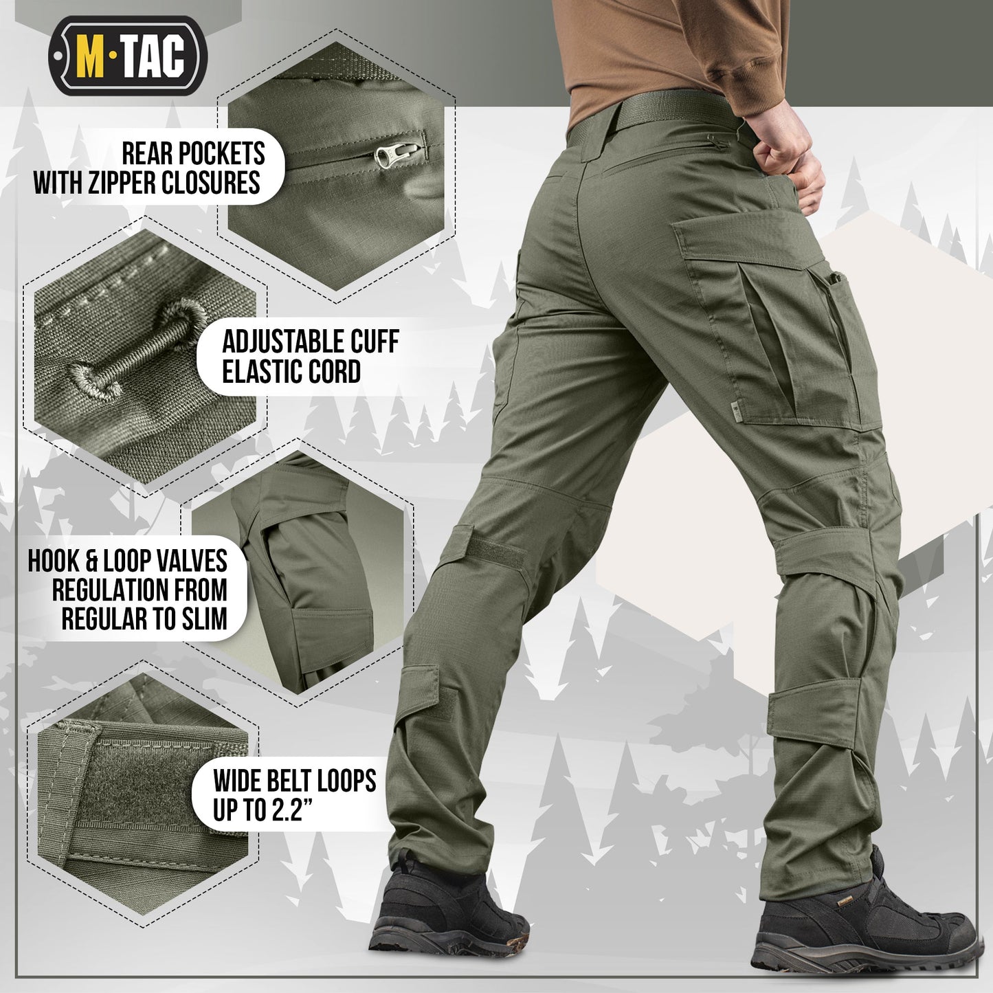 M-Tac Tactical Pants Conquistador Gen I Flex