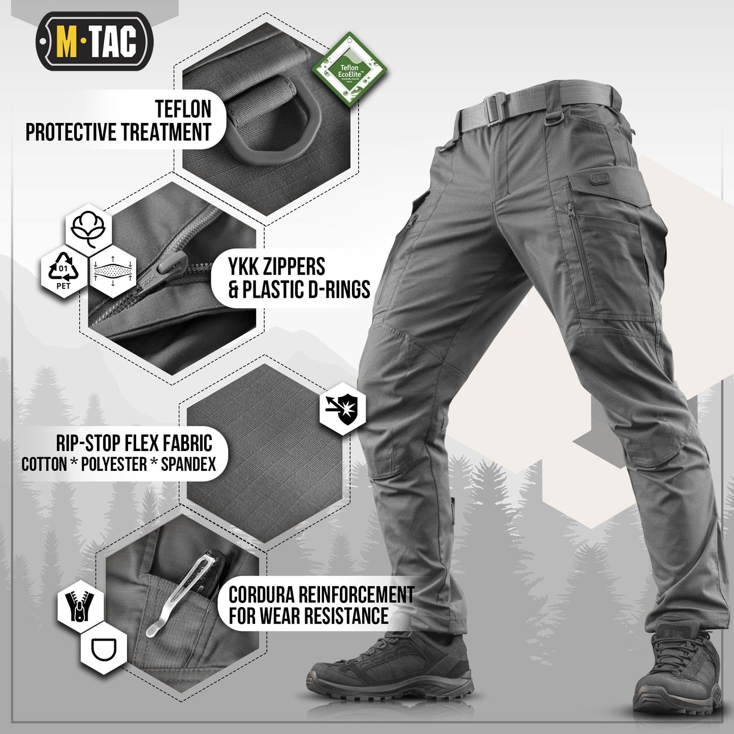 M-Tac tactical pants Conquistador Gen I Flex