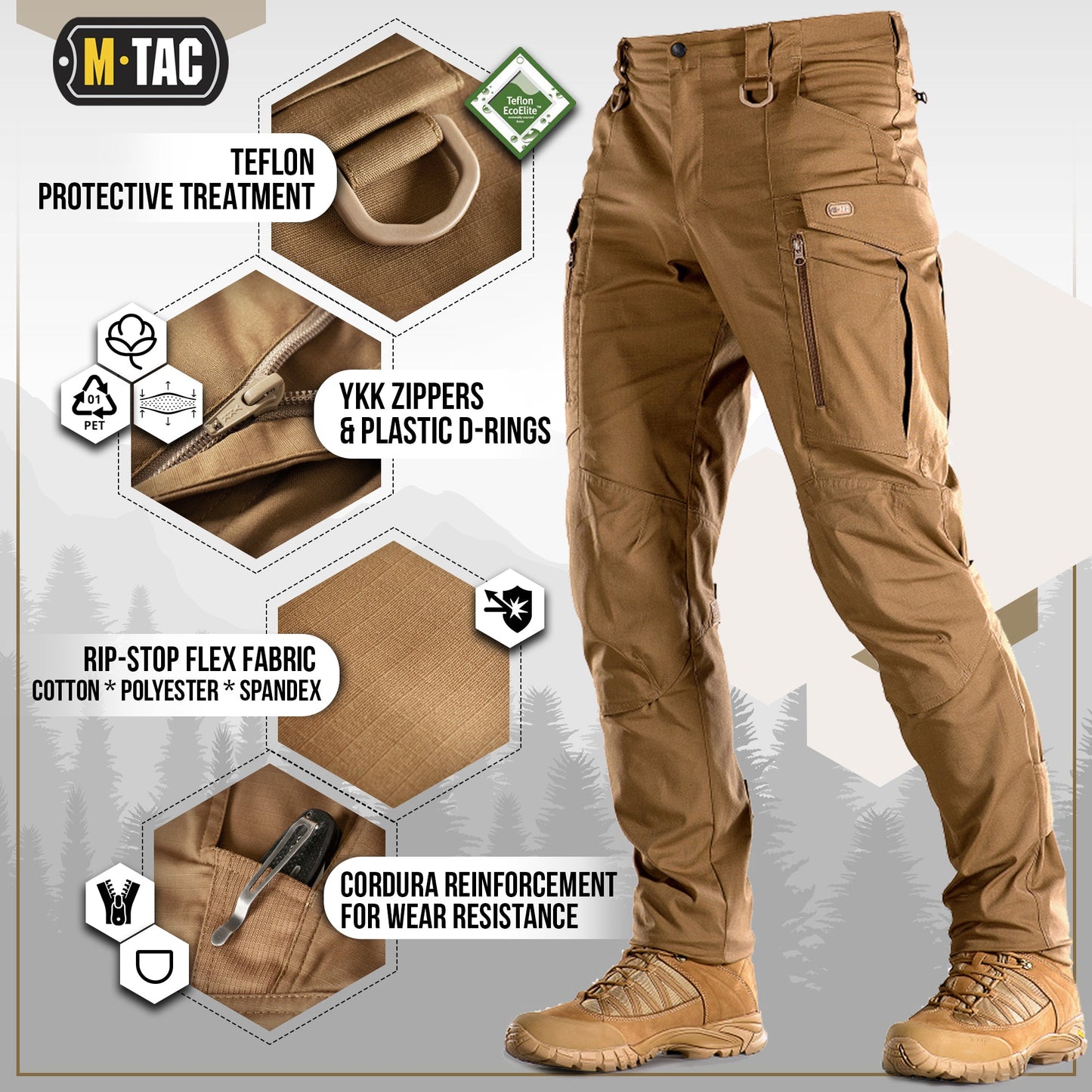 M-Tac tactical pants Conquistador Gen I Flex