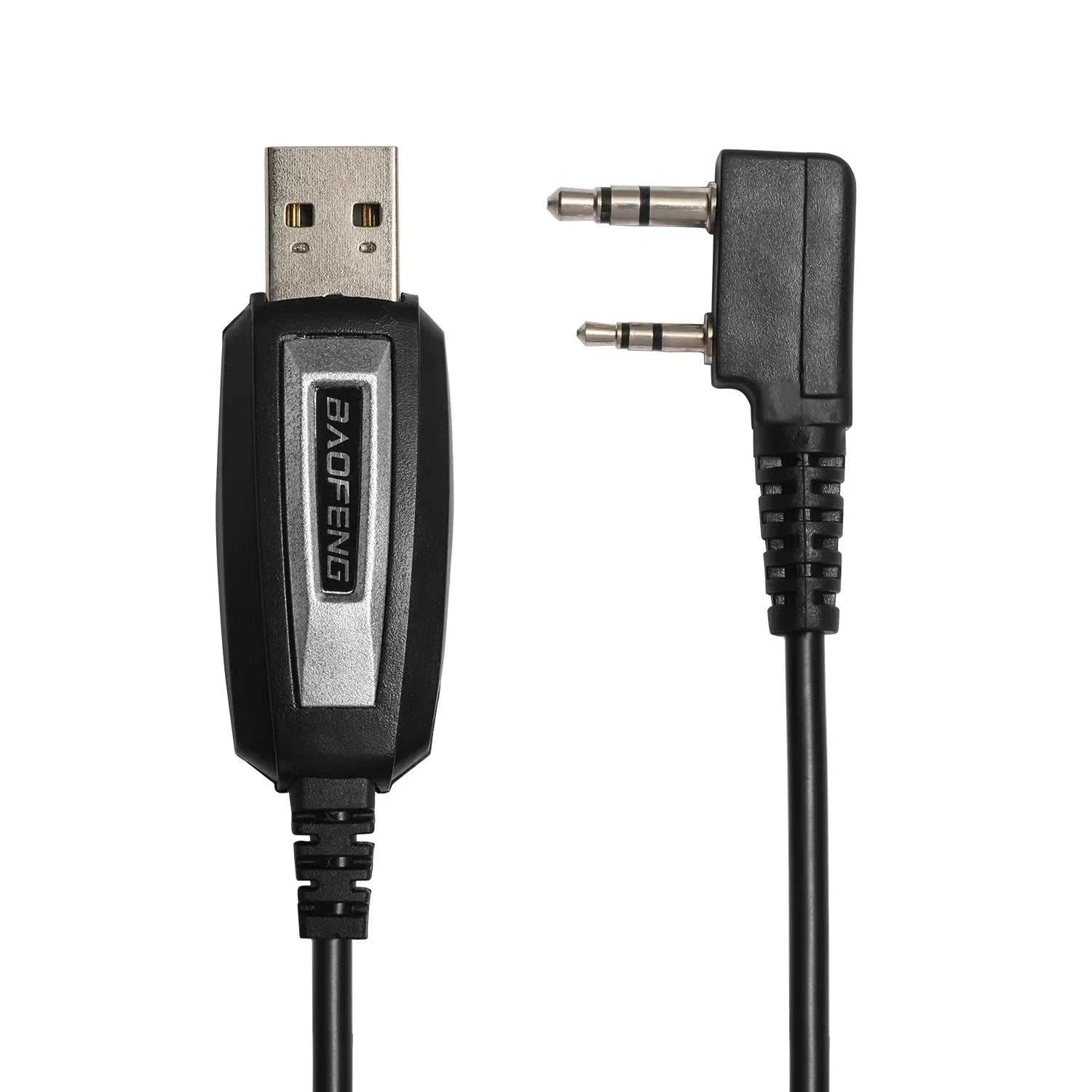 Baofeng USB program cable for UV5R and UV82 radios, no driver needed, compatible with PC and Mac.