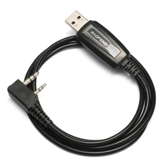 Baofeng program cable USB to K-Type for UV5R UV82 radios, no driver needed for PC/Mac.