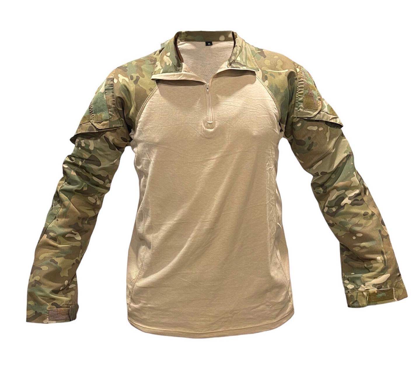 20 pcs SOF Tactical Combat Shirts in camo design with high-performance fabric.