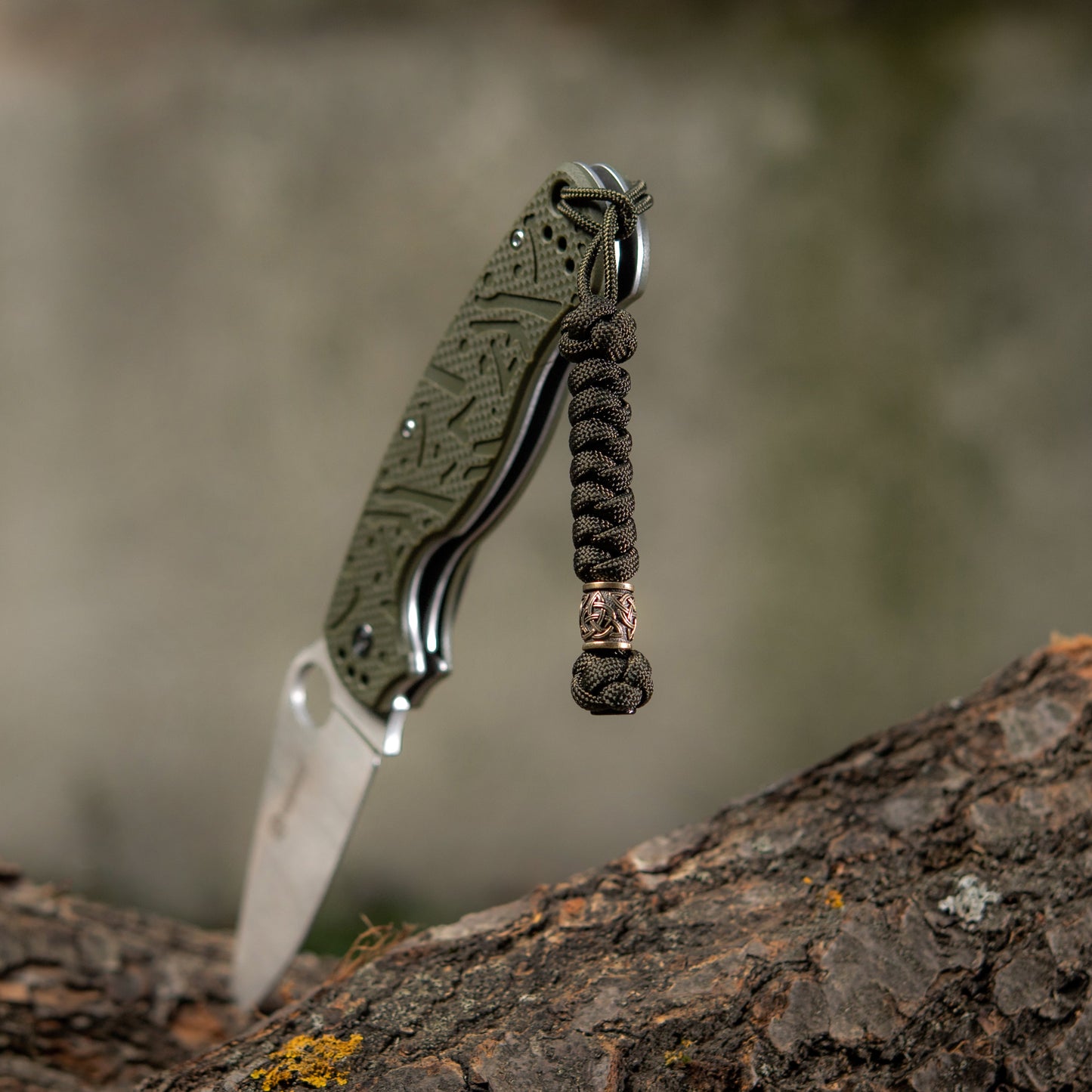 M-Tac Knife Lanyard Triquetra Olive