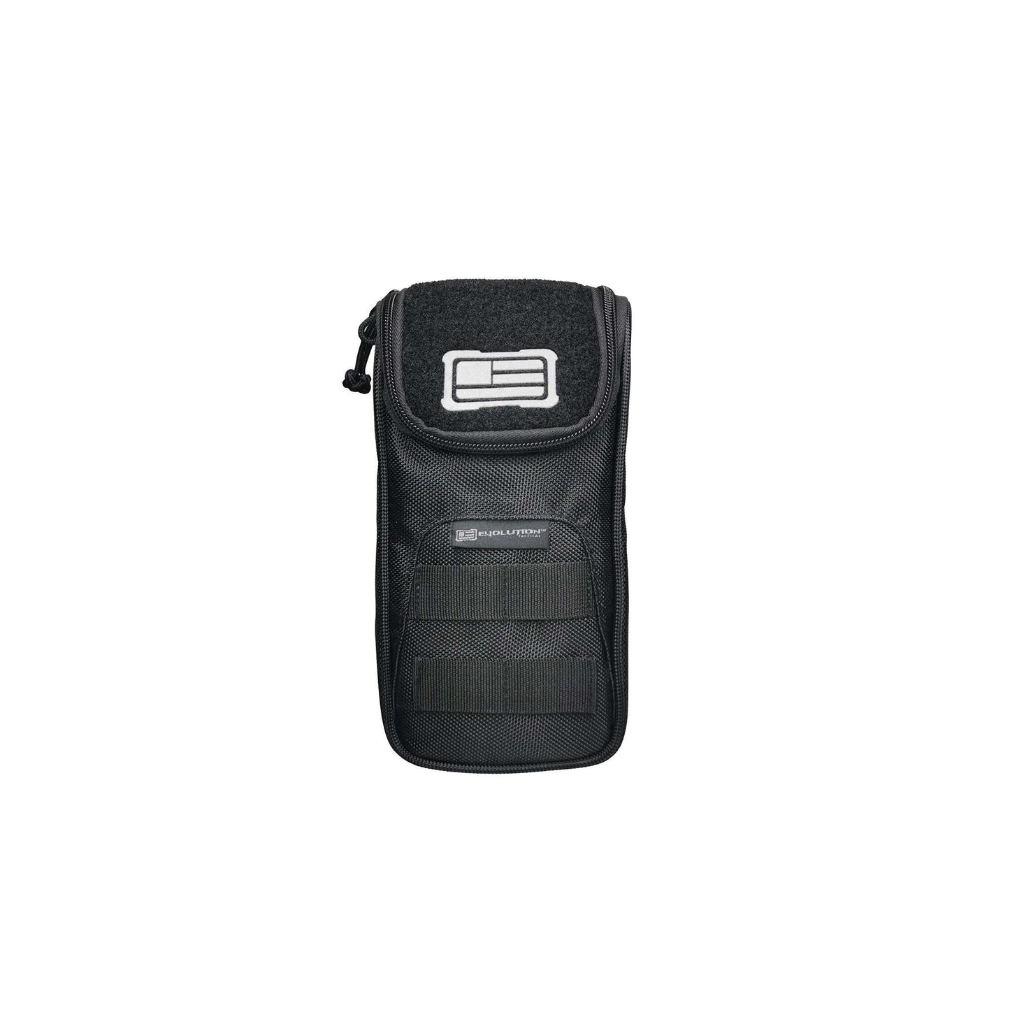 1680D Tactical Accessory Pouch with MOLLE compatibility and hook and loop front panel.