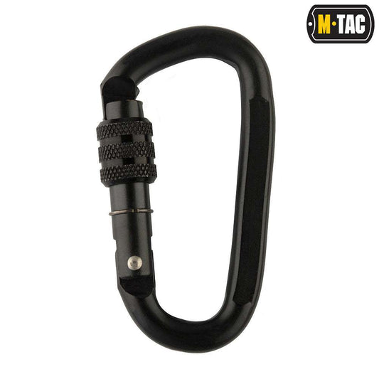 M-Tac Alloy Steel Carabiner 4 inch with screw lock, set of 2.