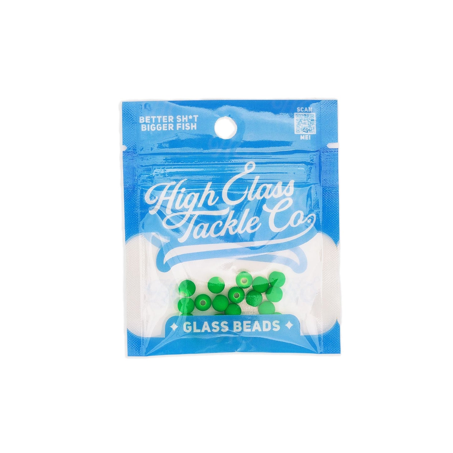 Green Glass Beads 6mm (20pack)