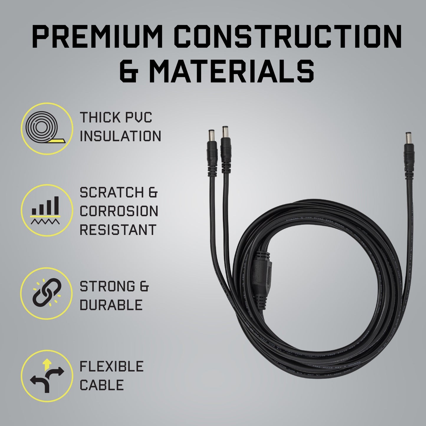 SunJack Y-Branch Parallel Adapter Splitter Cable 10ft