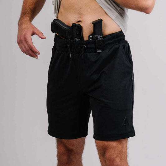 Carrier Shorts - Midnight Black 8"