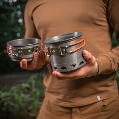 M-Tac Individual Cookware Under The Burner Set