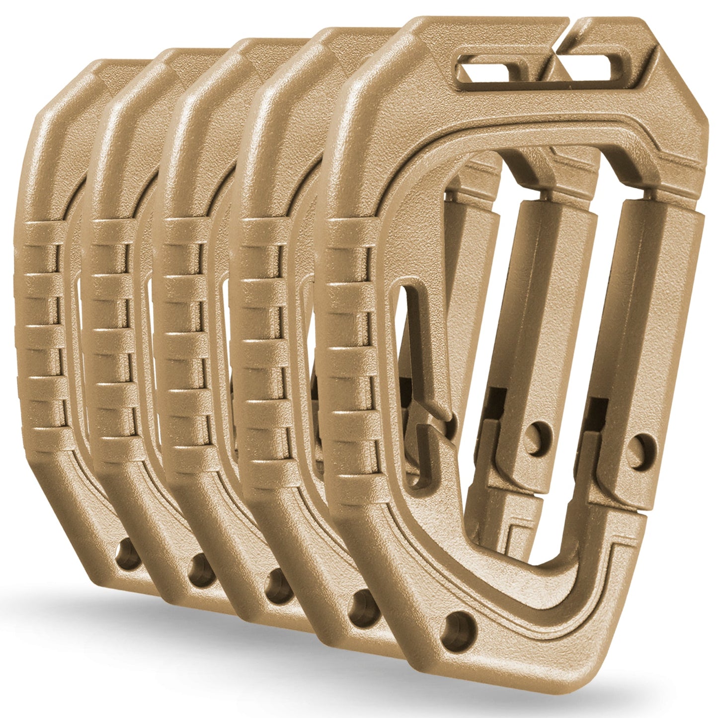 M-Tac Plastic Tactical Carabiners (Set of 5)