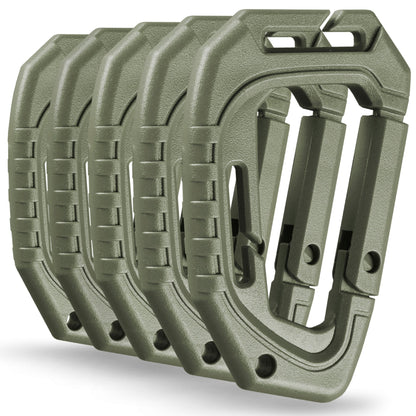 M-Tac Plastic Tactical Carabiners (Set of 5)