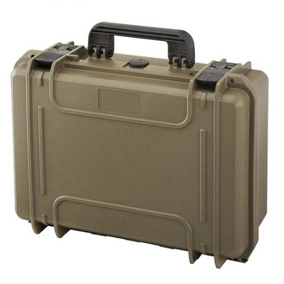 Doro D1611-6 waterproof storage case with soft grip handle and double latches, 18.25" x 14.5" x 7".