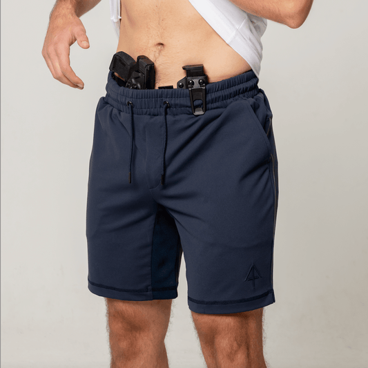 Carrier Shorts - Navy Blue 8"