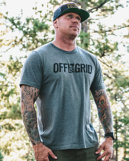 Off The Grid Solid Logo S/S Tee Shirt