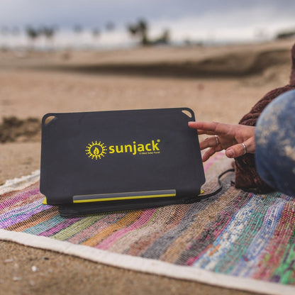 SunJack 25 Watt ETFE Foldable Portable Solar Panel Charger