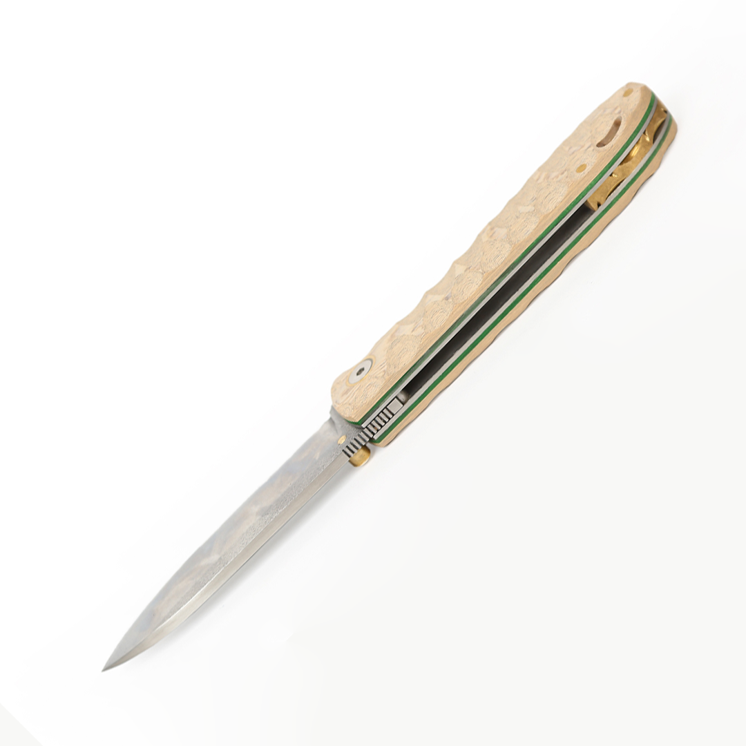 Kam Knife - T20 - D2  Steel - Oak Handle - Pocket Knife